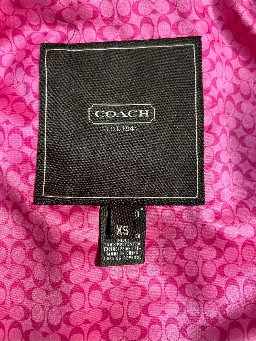Coach bright fuchsia